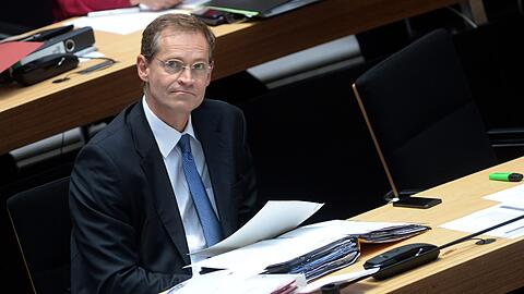 Michael Müller im Berliner Abgeordnetenhaus. (Archivbild)