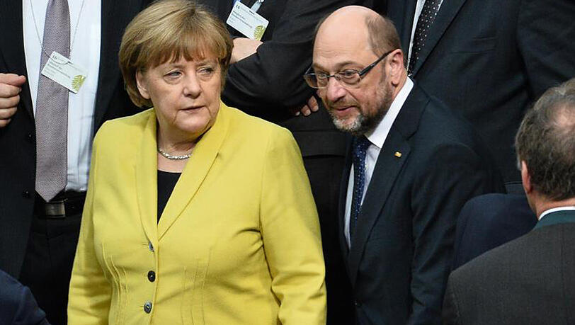 CDU und SPD liegen bei den Wählern mit 33 Prozent der Stimmen gleichauf. CDU und SPD liegen bei den Wählern mit 33 Prozent der Stimmen gleichauf.