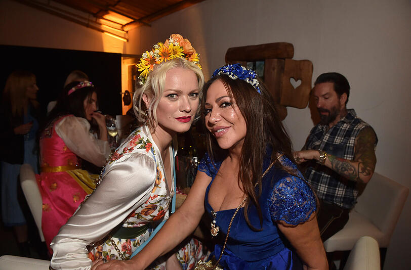 Dürfen nicht fehlen, wenn es etwas zu feiern gibt: Franziska Knuppe und Simone Thomalla.