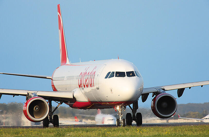 Ein solcher Airbus A321 von Air Berlin musste in München notlanden. (Symbolfoto)