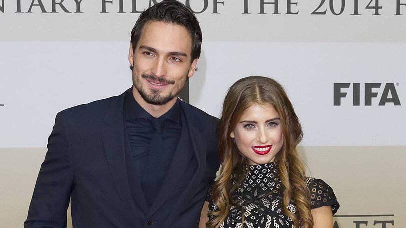 Mats Hummels und seine Ehefrau Cathy.