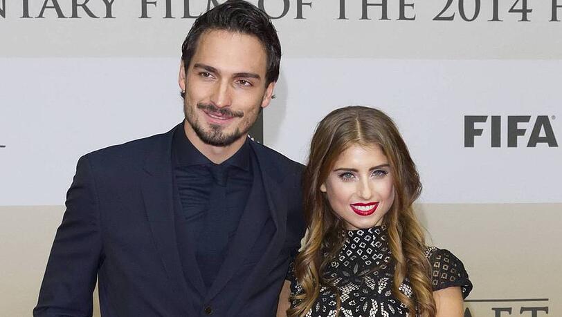 Mats Hummels und seine Ehefrau Cathy. Mats Hummels und seine Ehefrau Cathy.