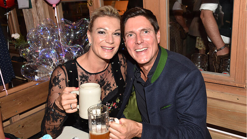 Maria Höfl-Riesch mit Mann Marcus Höfl.