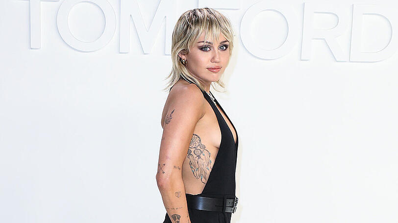 Miley Cyrus im Februar bei einer Modenschau von Designer Tom Ford in Los Angeles