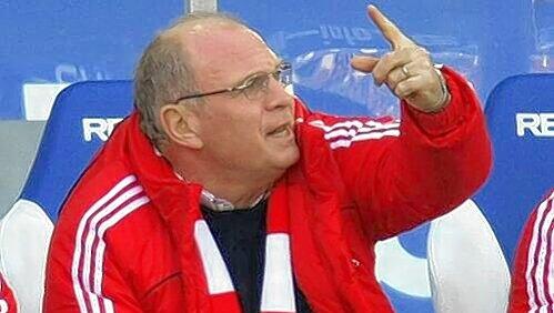 Alles Gute kommt von oben: Uli Hoeneß hofft auf göttlichen Beistand Alles Gute kommt von oben: Uli Hoeneß hofft auf göttlichen Beistand