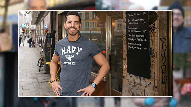 Restaurantleiter Duane De Falco (28): 
"Wenn ich ein Tier sein könnte, dann wäre ich am liebsten ein Adler. Dieser Vogel ist frei
und hat Augen für alles und kann überall hinfliegen. Ich sehe es so: Wir haben nur ein Leben, deshalb gilt es, die Zeit zu nutzen.
Ich bin in Bayern geboren, mein Vater ist Italiener und meine Mutter Amerikanerin. In meiner Freizeit trainiere ich meinen
ganzen Körper - nicht auf Maschine konzentriert, sondern ich mache auch Push-Ups und Klimmzüge.
Ich habe sehr viel Disziplin und achte auf meine Linie. Ich will athletisch gut aussehend sein.
Vom Typ her bin ich sehr kontaktfreudig, schließe schnell Freundschaften und bin unternehmungslustig.
Wenn ich frei habe chille ich gerne mal auf der Coach, gehe ins P1 oder in die 089-Bar - doch auch in der Herzog Bar in der
Maxburgstraße sitze ich gerne mit Freunden zum Feiern auf ein Bier oder einen Wodka Lemmon."