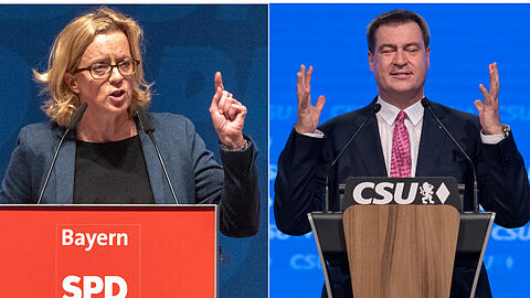 Nicht im Fernsehen, aber im Netz: Ausgerechnet in Nürnberg, der Heimatstadt von Ministerpräsident Markus Söder (CSU), findet das wohl einzige Wahlduell mit SPD-Spitzenkandidatin Natascha Kohnen statt.