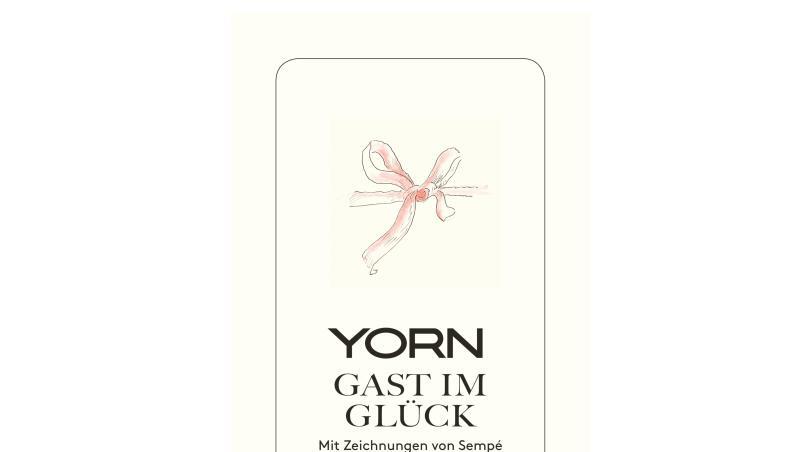 Das Cover des Buches "Yorn: Gast im Glück. Mit Zeichnungen von Sempe" von Jürgen Michaelsen alias Yorn (undatierte Aufnahme). Yorn schuf sein eigenes Haute-Couture-Haus in der Welthauptstadt der Mode. Von dort aus sorgte er über Jahrzehnte für Pariser Schick bei Karstadt und Neckermann. Diesen märchenhaft scheinenden Aufstieg erzählt Yorn in seinen kurzweiligen Erinnerungen "Gast im Glück". (zu dpa "Ein deutsches Glückskind eroberte die Pariser Modewelt"). Das Cover des Buches "Yorn: Gast im Glück. Mit Zeichnungen von Sempe" von Jürgen Michaelsen alias Yorn (undatierte Aufnahme). Yorn schuf sein eigenes Haute-Couture-Haus in der Welthauptstadt der Mode. Von dort aus sorgte er über Jahrzehnte für Pariser Schick bei Karstadt und Neckermann. Diesen märchenhaft scheinenden Aufstieg erzählt Yorn in seinen kurzweiligen Erinnerungen "Gast im Glück". (zu dpa "Ein deutsches Glückskind eroberte die Pariser Modewelt").