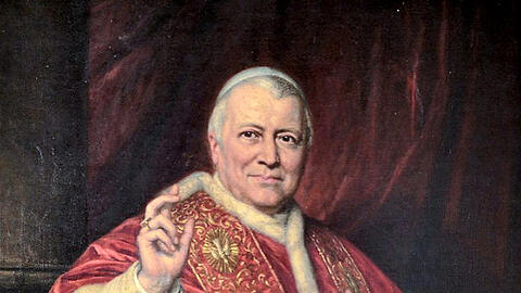 Papst Pius IX., gemalt vom amerikanischen Porträtisten George Peter Alexander Healy. Foto: Wikimedia