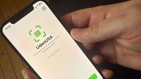 Boykott per Barcode: Eine App zeigt D&auml;nen, welche Produkte im Supermarkt aus den USA kommen.