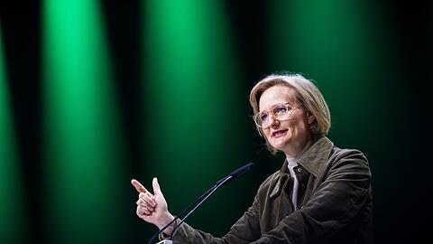 Gr&uuml;nen-Chefin Franziska Brantner spricht sich f&uuml;r mehr Unterst&uuml;tzung aus Deutschland f&uuml;r die Ukraine aus. (Archivbild)