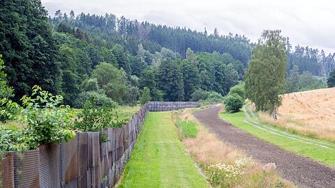 M&ouml;dlareuth, das einst geteilte Dorf, geh&ouml;rt zum "Gr&uuml;nen Band".