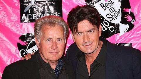 Martin und Charlie Sheen bei einem Event 2007.