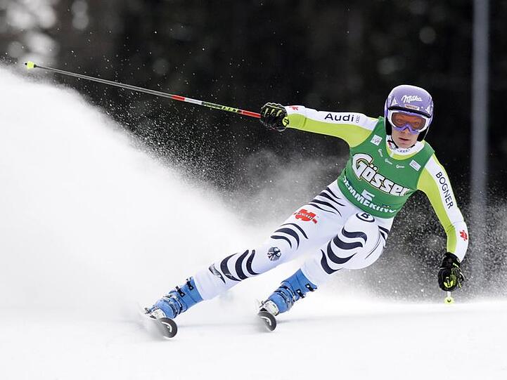 Rang zwei im Riesenslalom, die Führung in der Weltcup-Gesamtwertung hat sich Maria Riesch zurückgeholt.