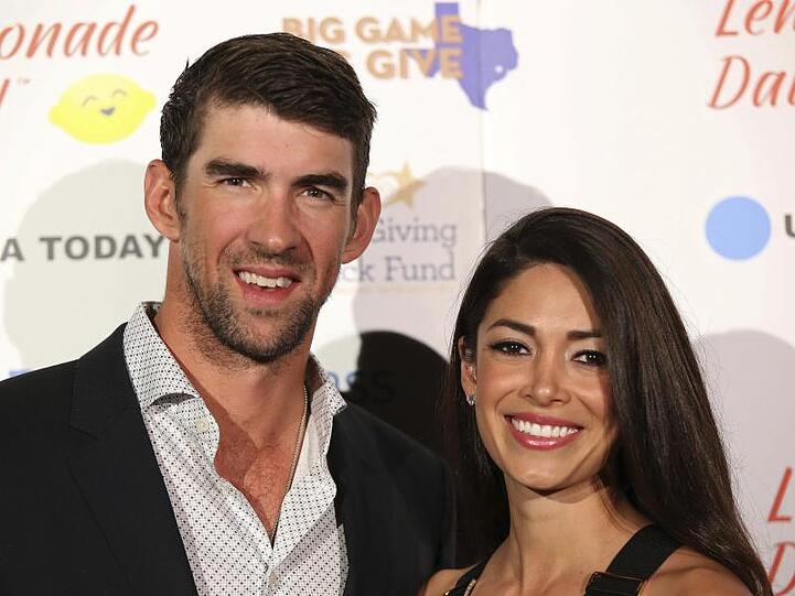 Der frühere US-Schwimmer Michael Phelps und seine Frau Nicole Johnson sind Eltern von drei Söhnen.