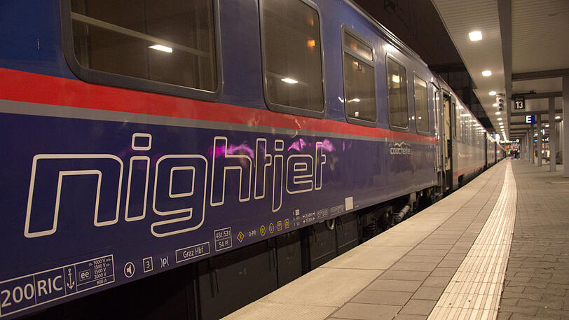 Ein Nightjet-Zug der ÖBB am Münchner Hauptbahnhof: Seit Sonntag bieten die Österreicher eine Verbindung bis Brüssel an.