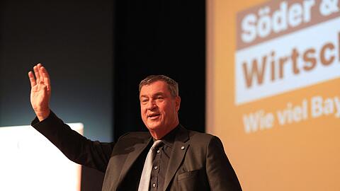 Markus S&ouml;der hob die Wirtschaftskompetenz von Sven Schulze hervor.