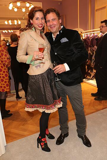 Dirndl-Designerin Lola Paltinger mit Freund Andy Meister