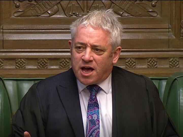 Parlamentspräsident John Bercow hat das von der Regierung geplante Votum zugelassen.