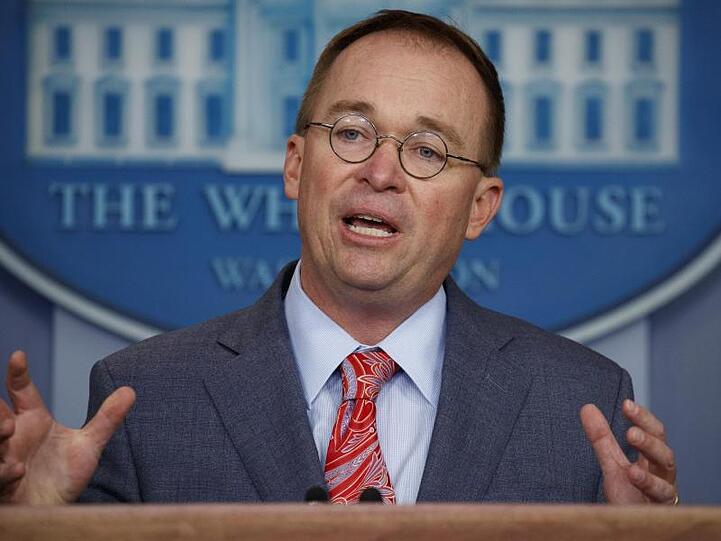 Mick Mulvaney, Stabschef des Weißen Hauses, hat Donald Trump in Erklärungsnot gebracht.