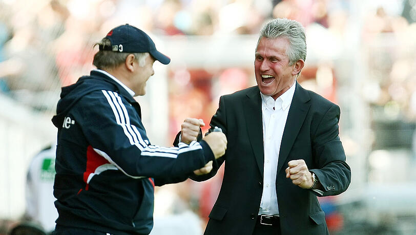Viel Grund zum Jubeln: Jupp Heynckes holte mit dem FC Bayern 13 von 15 möglichen Punkten. Viel Grund zum Jubeln: Jupp Heynckes holte mit dem FC Bayern 13 von 15 möglichen Punkten.