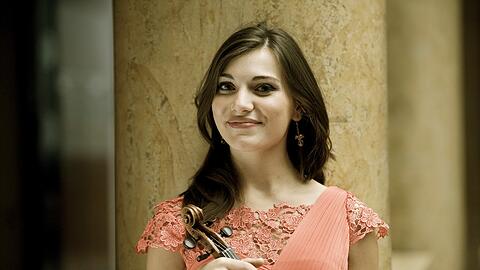 Spielt im Johannissaal: Violinistin Diana Tishchenko.