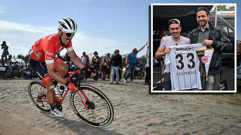 Lebt in Frankfurt - und wurde dort zum Eintracht-Fan: Radprofi John Degenkolb.
