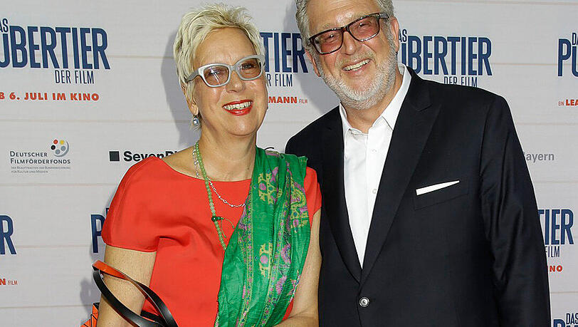 Die Regisseurin Doris Dörrie und der Produzent Martin Moszkowicz. Die Regisseurin Doris Dörrie und der Produzent Martin Moszkowicz.