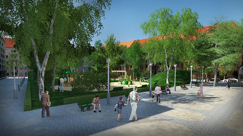 Ein Spielplatz ist ohnehin eingeplant. Der Verein wünscht sich darüber hinaus &bdquo;attraktive Aufenthaltsbereiche&ldquo;, so wie hier zu sehen.
