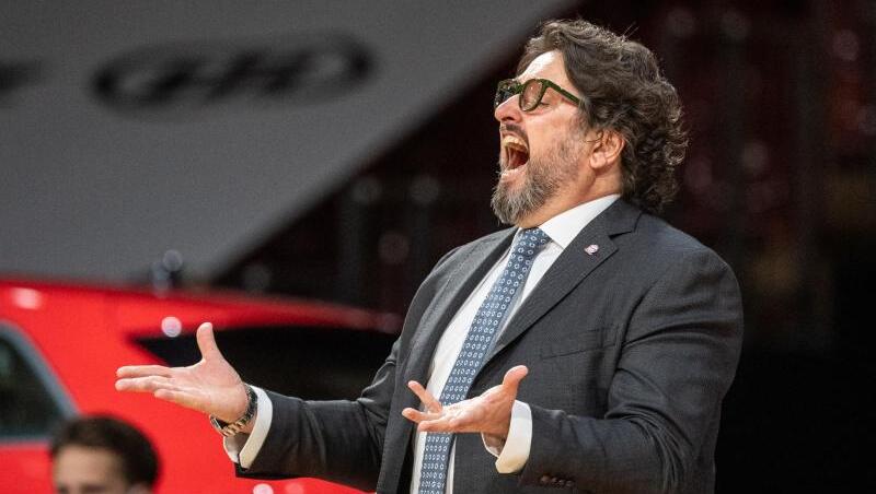 So eine Blamage hatte Bayern-Coach Andrea Trinchieri von seinen Spielern nicht erwartet: 62:100 gegen Alba Berlin.