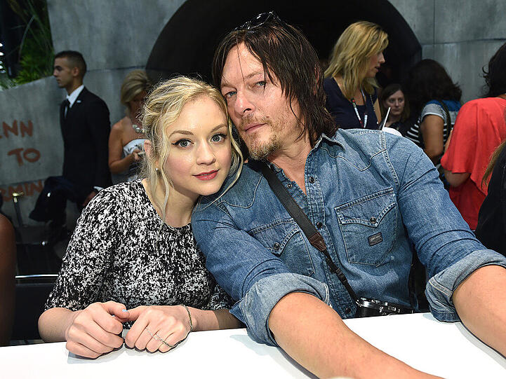 Emily Kinney und Norman Reedus zusammen auf der San Diego Comic-Con 2014