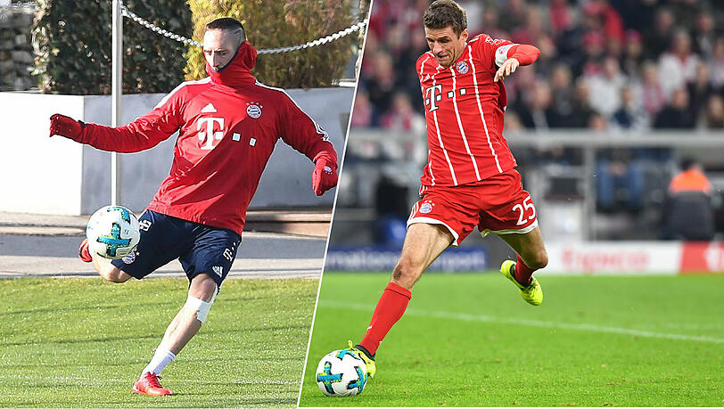 Ribery und Müller fehlen beide gegen Augsburg. Ribery und Müller fehlen beide gegen Augsburg.