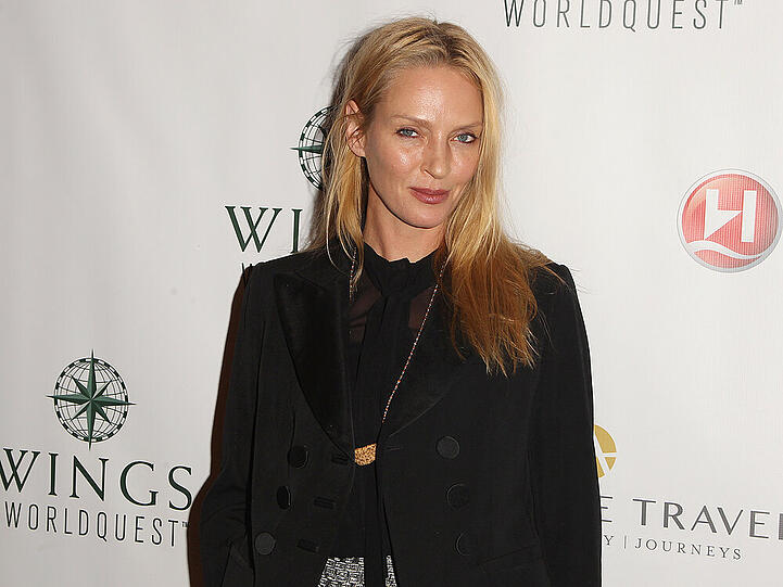 Auch Hollywood-Star Uma Thurman war für die Bambi-Verleihung nach Berlin gekommen
