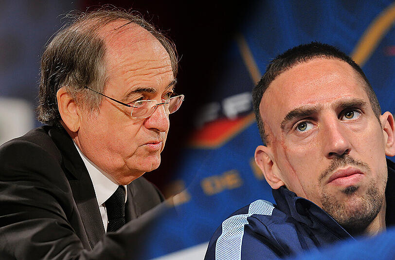Der französischen Fußball-Verbandspräsidenten Noël Le Graët glaubt an eine Rückkehr von Ribéry in die Nationalmannschaft-