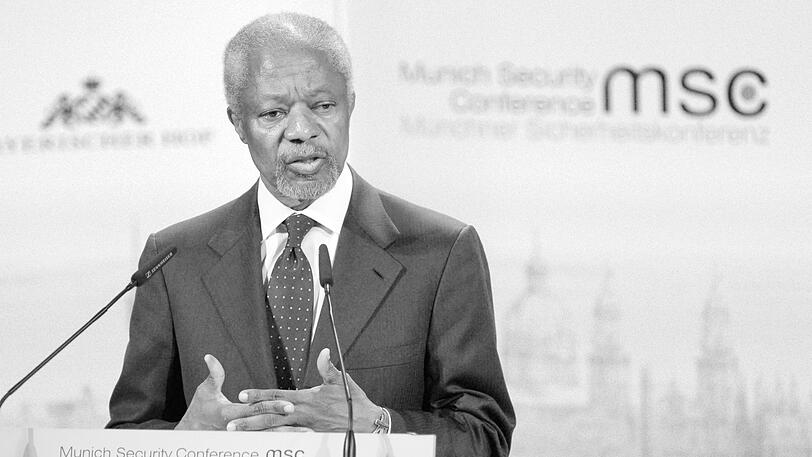 Kofi Annan (80): Der frühere Uno-Generalsekretär starb nach kurzer Krankheit am 18. August.
