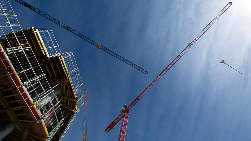 Aktuelle Bilder von der Baustelle des neuen Strafjustizzentrums in München.