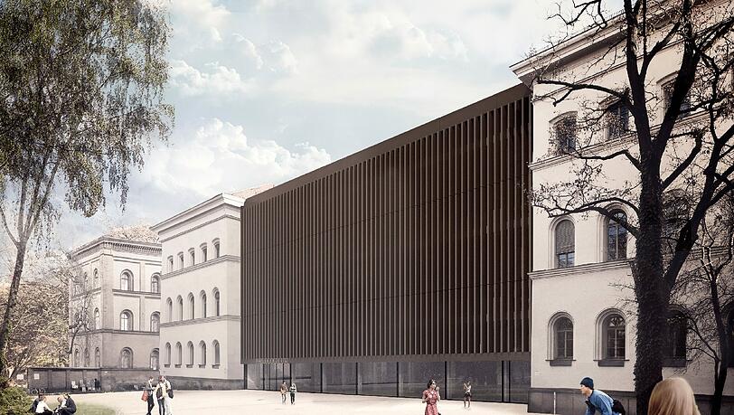 Für den jetzigen Neubau hat die LMU einen straffen Zeitplan: 2017 ist das Richtfest geplant, abgeschlossen werden sollen die Arbeiten 2018. Für den jetzigen Neubau hat die LMU einen straffen Zeitplan: 2017 ist das Richtfest geplant, abgeschlossen werden sollen die Arbeiten 2018.