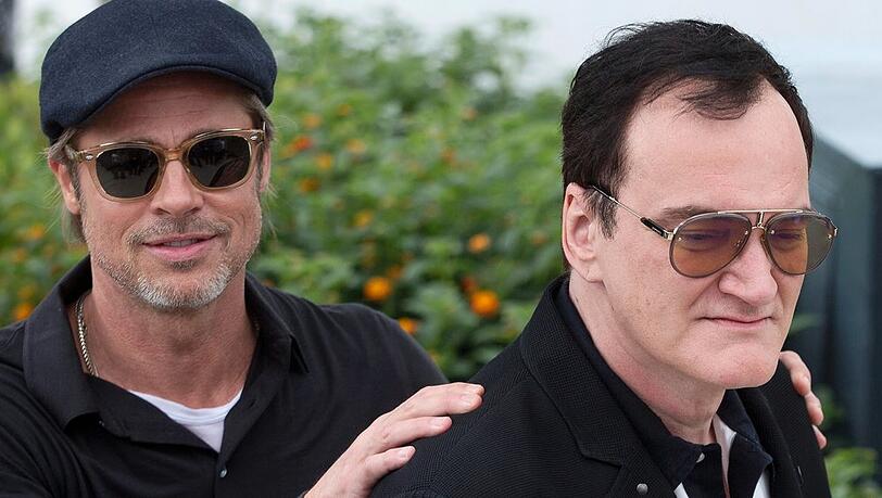 Brad Pitt und Quentin Tarantino bei einem gemeinsamen Auftritt in Cannes. Brad Pitt und Quentin Tarantino bei einem gemeinsamen Auftritt in Cannes.