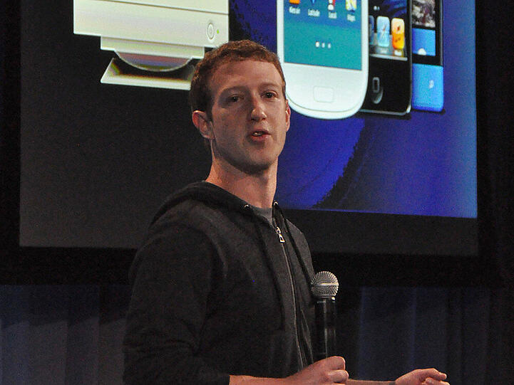 Will sich 2015 weiterbilden: Facebook-Gründer Mark Zuckerberg