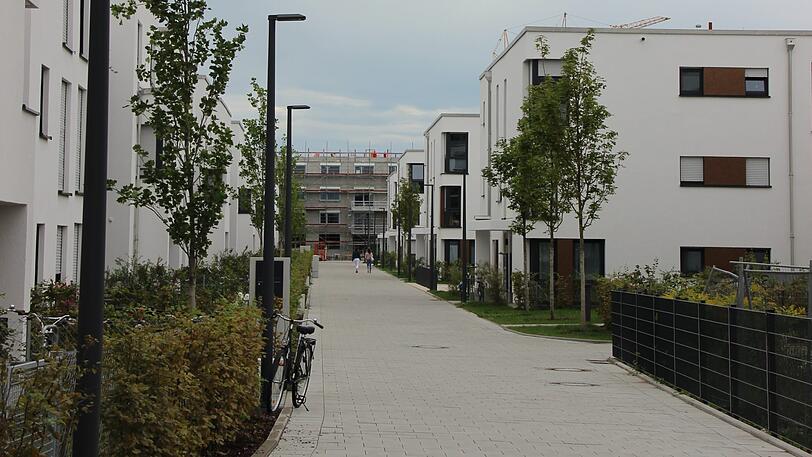 Moderne Wohnungen an der Lautenschlägerstraße.