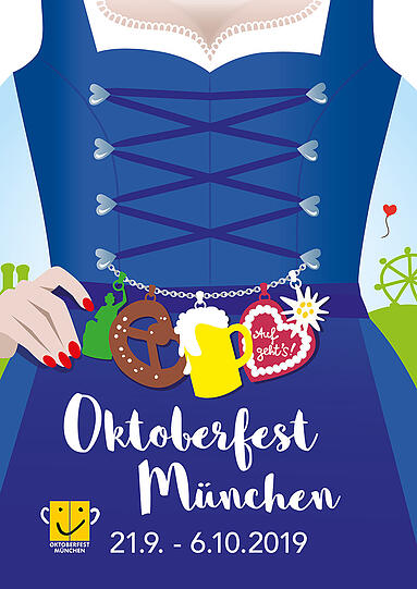 Welches Motiv wird zum Wiesnplakat 2019? 52 Motive stehen insgesamt online zur Auswahl.