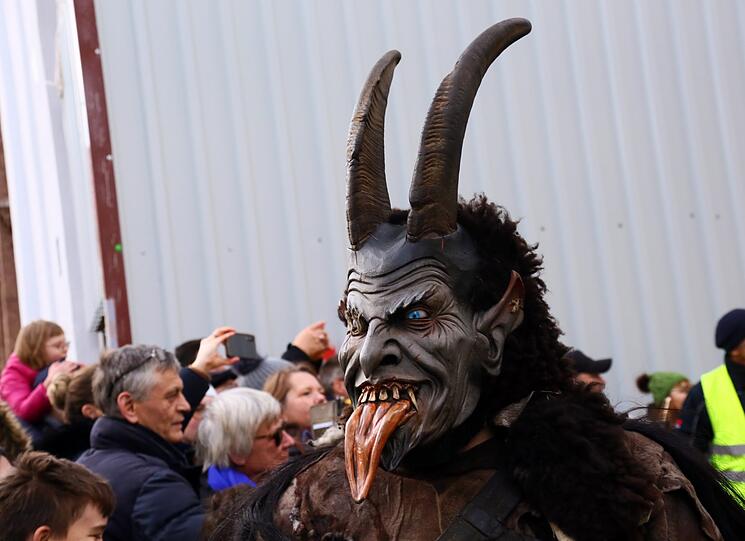 Die Bilder vom Krampuslauf am zweiten Advent.