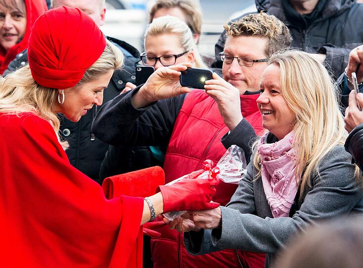 Königin Máxima und König Willem-Alexander der Niederlande bei ihrem Besuch in Hamburg