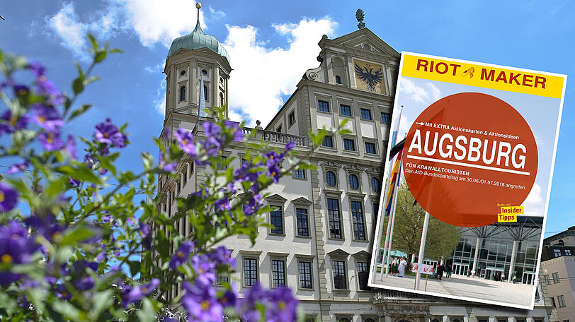 Darum geht es: Der Reiseführer "Augsburg für Krawalltouristen".