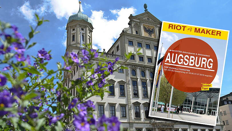 Darum geht es: Der Reiseführer "Augsburg für Krawalltouristen". Darum geht es: Der Reiseführer "Augsburg für Krawalltouristen".