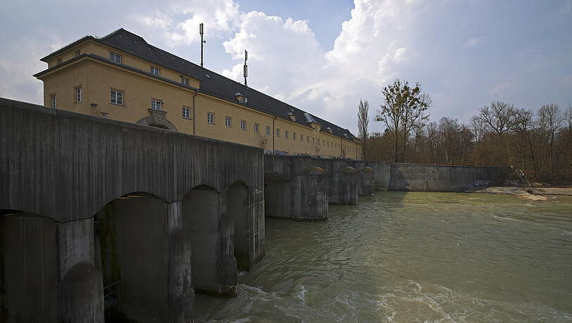 Das Stauwehr in Oberföhring. (Archivbild)