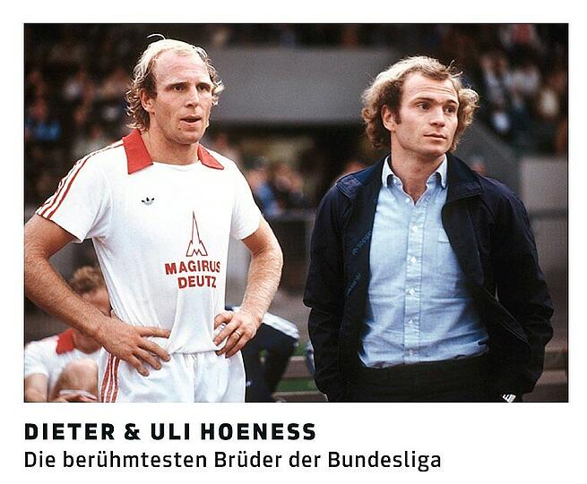 Die Hoeneß-Brüder damals: Dieter (l.) Uli.
