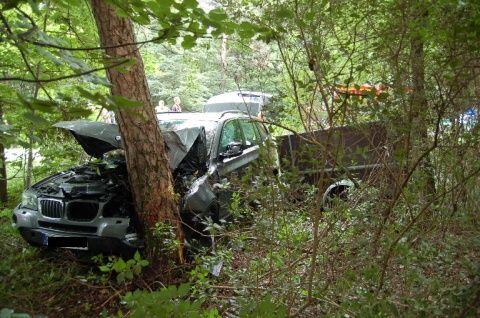 Weil er laut Polizei unachtsam gewesen ist, prallte ein Rentner (73) beim Überholen eines Rollers gegen einen Baum. Der Unfall ereignete sich auf der Staatsstraße 2053 in Richtung Eching.