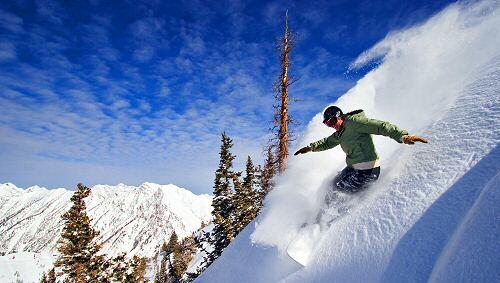 Auch Snowboarder kommen in Utah auf ihre Kosten. Auch Snowboarder kommen in Utah auf ihre Kosten.