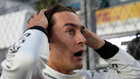 Mit Mercedes-Fahrer George Russell will Max Verstappen nichts mehr zu tun haben.